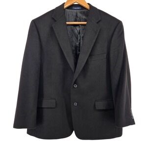 Turnbury Mens 44S‎ Black Camel Hair Blazer Jacket Sport Coat